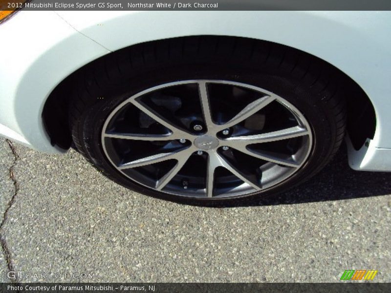 Northstar White / Dark Charcoal 2012 Mitsubishi Eclipse Spyder GS Sport