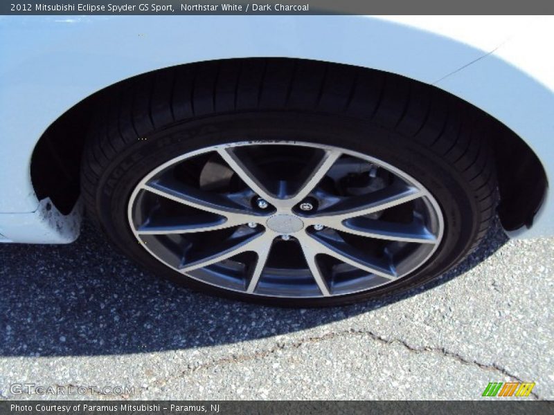 Northstar White / Dark Charcoal 2012 Mitsubishi Eclipse Spyder GS Sport