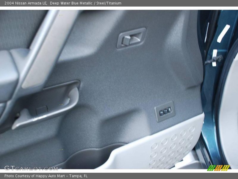 Deep Water Blue Metallic / Steel/Titanium 2004 Nissan Armada LE