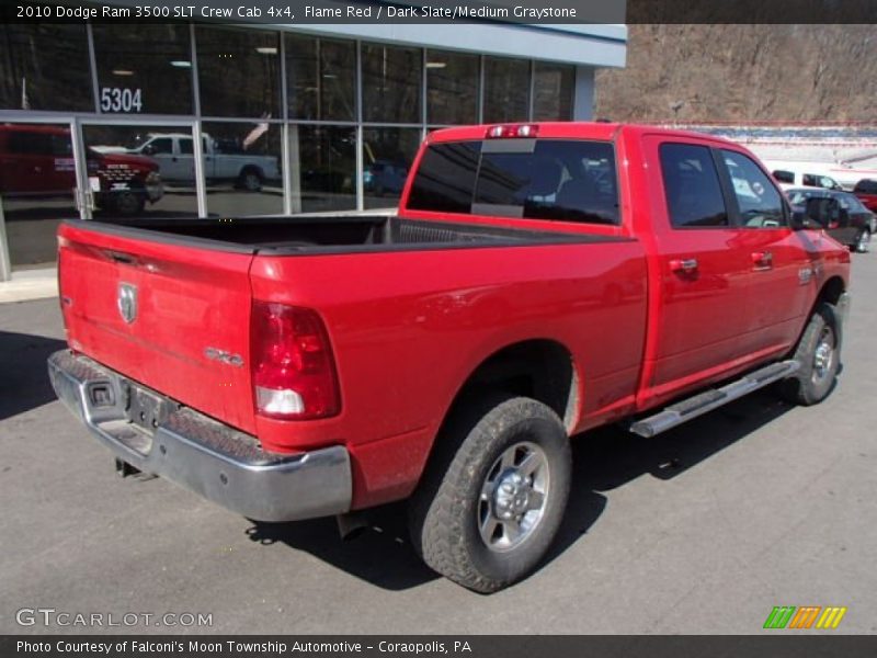 Flame Red / Dark Slate/Medium Graystone 2010 Dodge Ram 3500 SLT Crew Cab 4x4