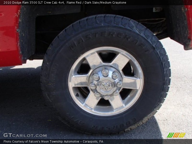 Flame Red / Dark Slate/Medium Graystone 2010 Dodge Ram 3500 SLT Crew Cab 4x4