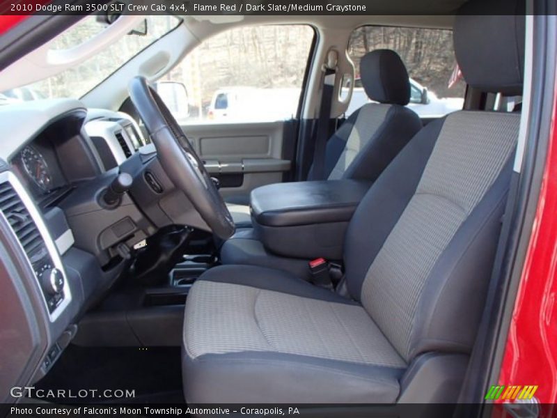 Flame Red / Dark Slate/Medium Graystone 2010 Dodge Ram 3500 SLT Crew Cab 4x4