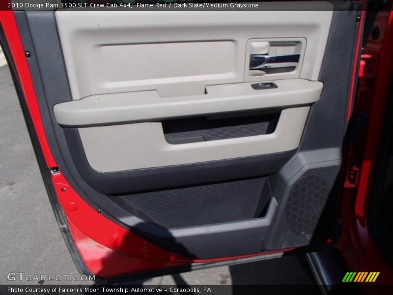 Flame Red / Dark Slate/Medium Graystone 2010 Dodge Ram 3500 SLT Crew Cab 4x4