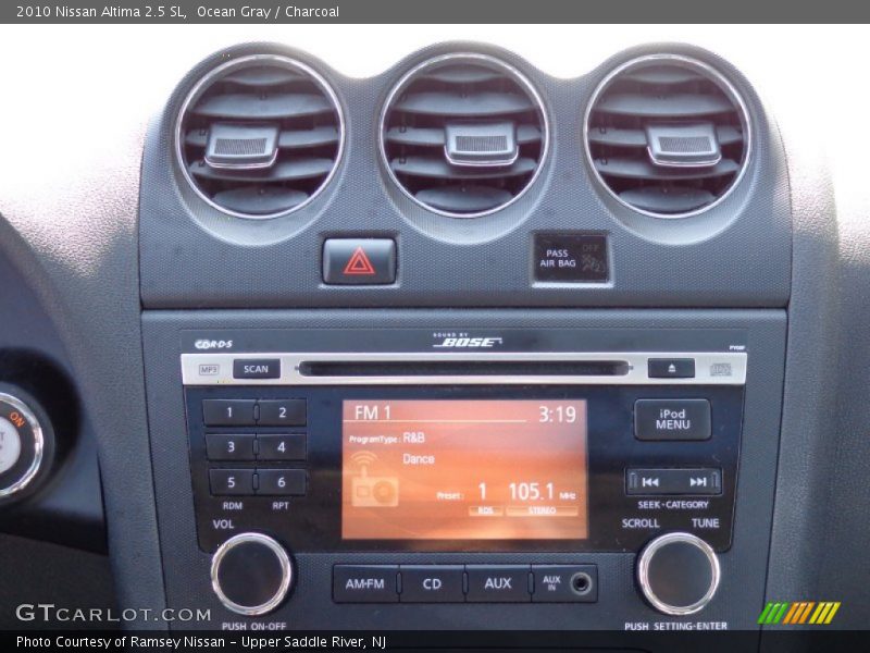Ocean Gray / Charcoal 2010 Nissan Altima 2.5 SL