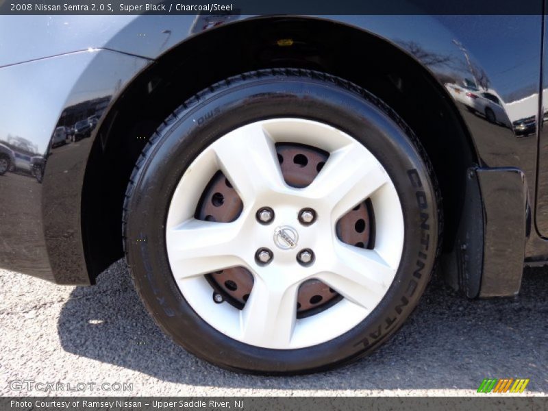 Super Black / Charcoal/Steel 2008 Nissan Sentra 2.0 S