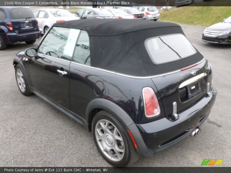 Astro Black Metallic / Black/Panther Black 2006 Mini Cooper S Convertible