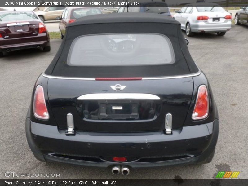 Astro Black Metallic / Black/Panther Black 2006 Mini Cooper S Convertible