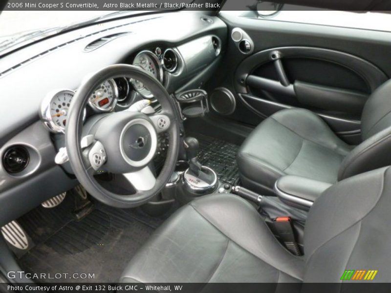 Black/Panther Black Interior - 2006 Cooper S Convertible 