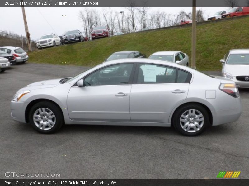 Brilliant Silver / Charcoal 2012 Nissan Altima 2.5 S