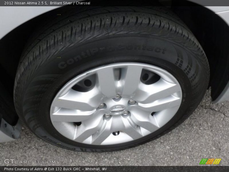 Brilliant Silver / Charcoal 2012 Nissan Altima 2.5 S