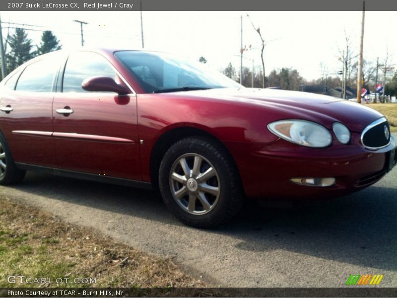 Red Jewel / Gray 2007 Buick LaCrosse CX