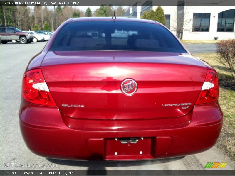 Red Jewel / Gray 2007 Buick LaCrosse CX