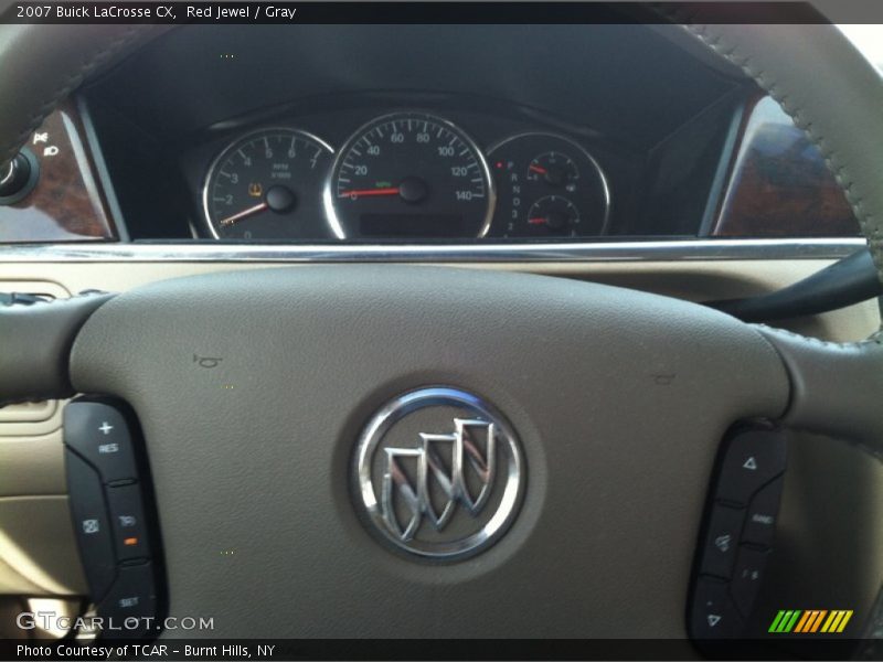 Red Jewel / Gray 2007 Buick LaCrosse CX