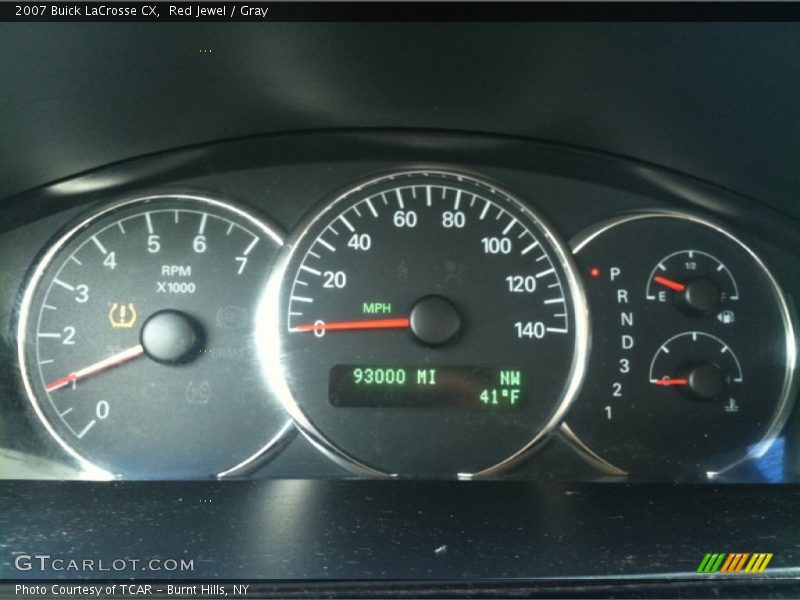 Red Jewel / Gray 2007 Buick LaCrosse CX