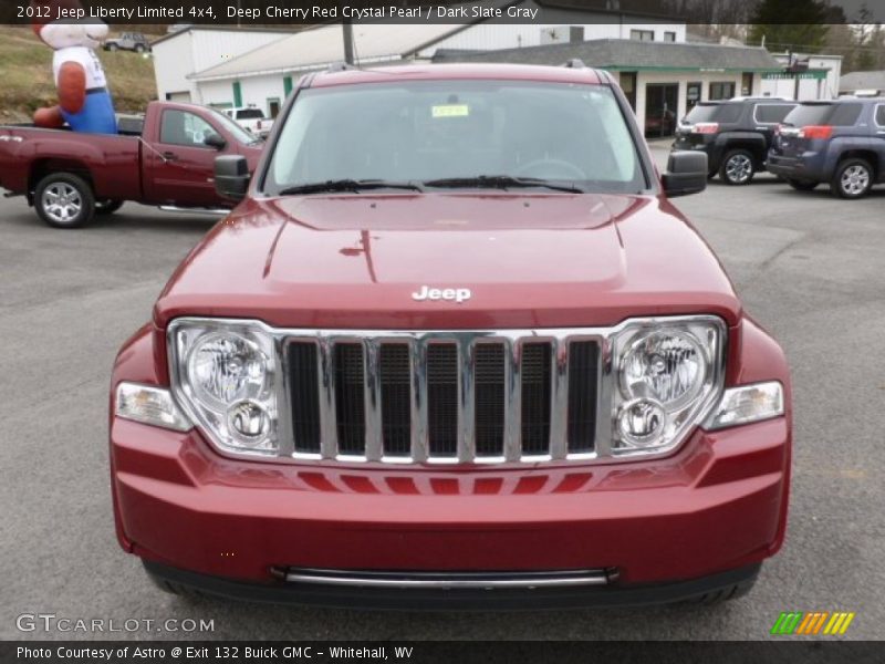 Deep Cherry Red Crystal Pearl / Dark Slate Gray 2012 Jeep Liberty Limited 4x4