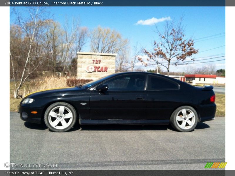 Phantom Black Metallic / Black 2004 Pontiac GTO Coupe