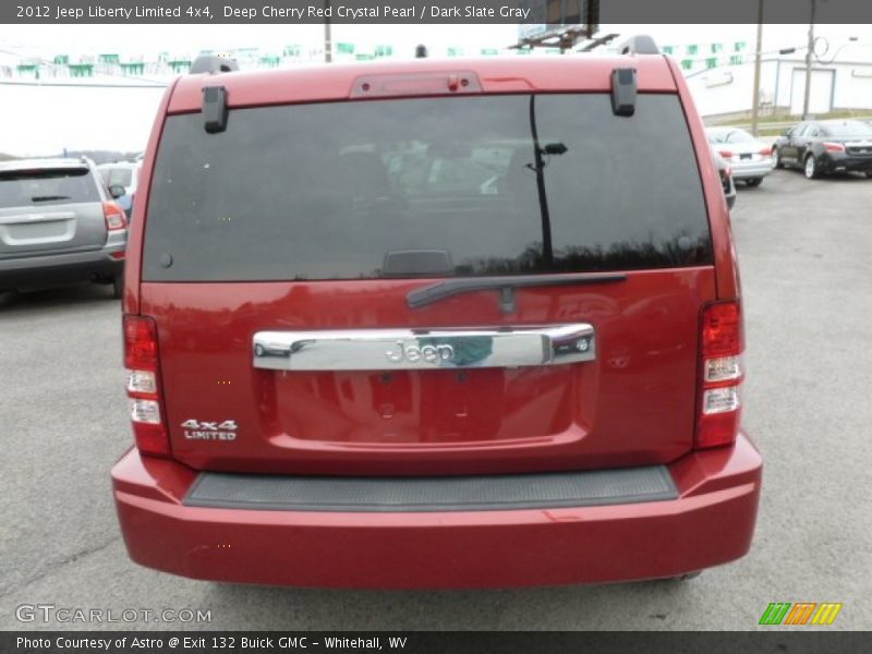 Deep Cherry Red Crystal Pearl / Dark Slate Gray 2012 Jeep Liberty Limited 4x4