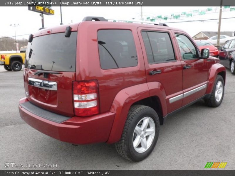 Deep Cherry Red Crystal Pearl / Dark Slate Gray 2012 Jeep Liberty Limited 4x4