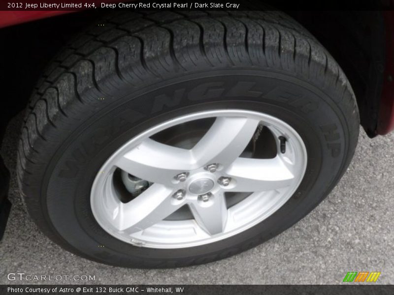 Deep Cherry Red Crystal Pearl / Dark Slate Gray 2012 Jeep Liberty Limited 4x4