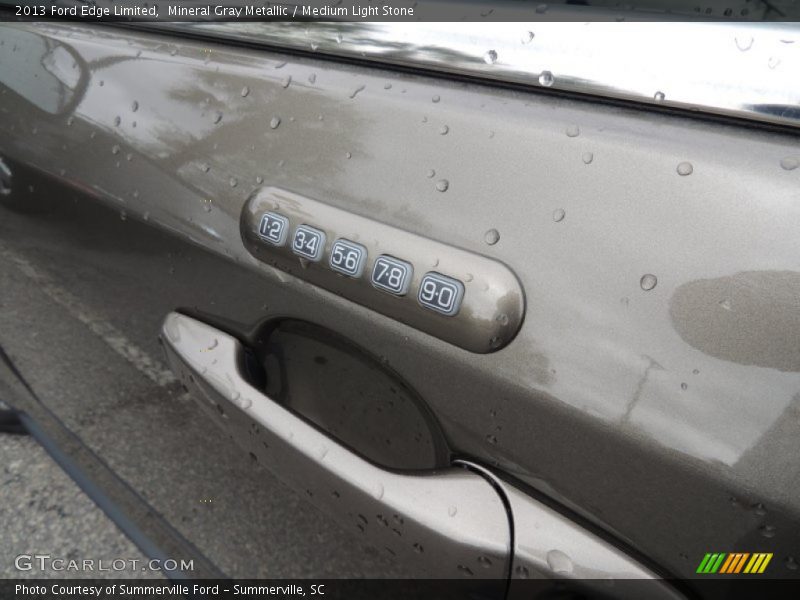 Mineral Gray Metallic / Medium Light Stone 2013 Ford Edge Limited