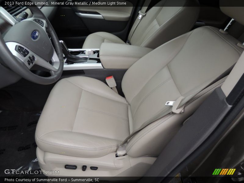Mineral Gray Metallic / Medium Light Stone 2013 Ford Edge Limited