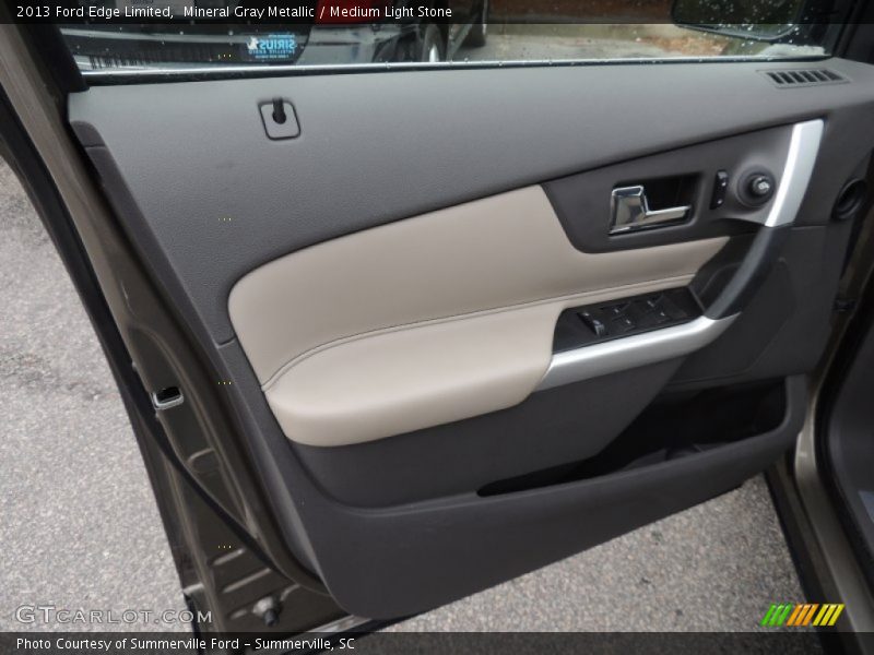 Mineral Gray Metallic / Medium Light Stone 2013 Ford Edge Limited