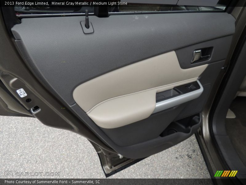 Mineral Gray Metallic / Medium Light Stone 2013 Ford Edge Limited