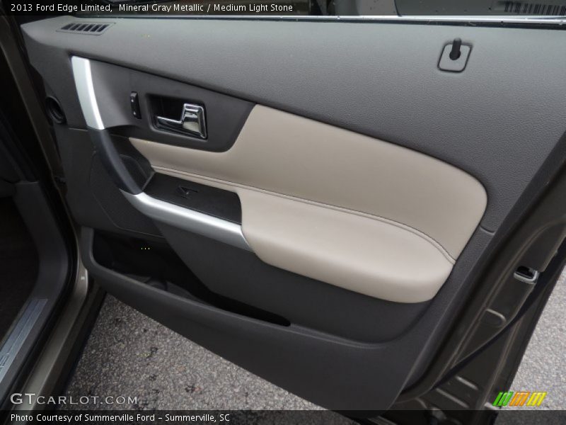 Mineral Gray Metallic / Medium Light Stone 2013 Ford Edge Limited
