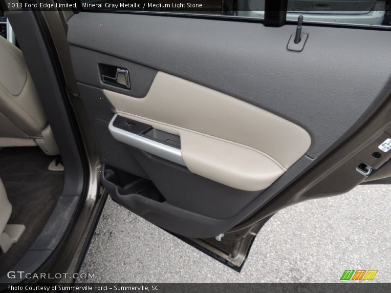 Mineral Gray Metallic / Medium Light Stone 2013 Ford Edge Limited