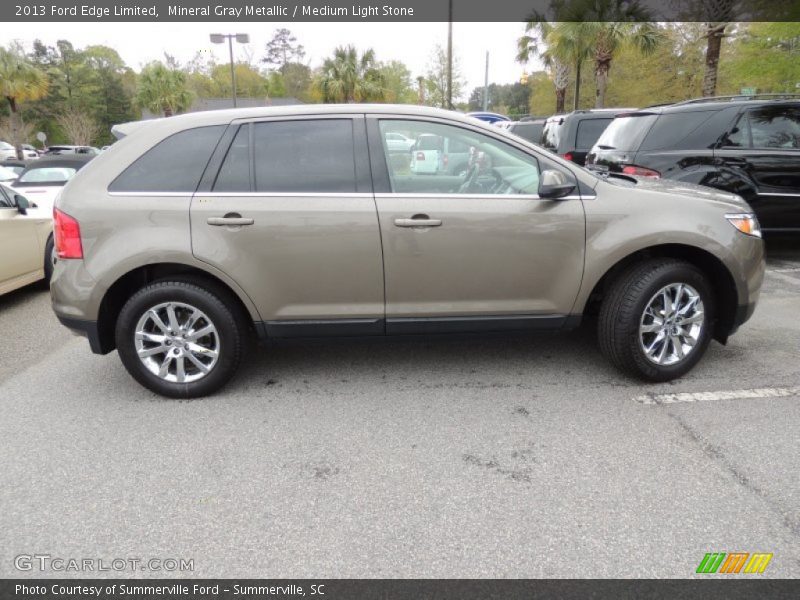Mineral Gray Metallic / Medium Light Stone 2013 Ford Edge Limited