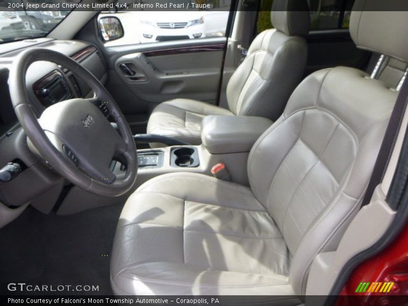 Front Seat of 2004 Grand Cherokee Limited 4x4