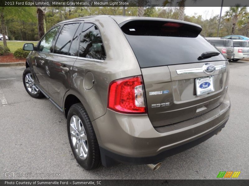 Mineral Gray Metallic / Medium Light Stone 2013 Ford Edge Limited