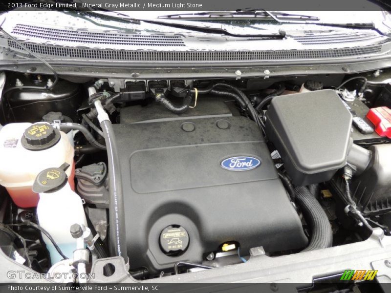 Mineral Gray Metallic / Medium Light Stone 2013 Ford Edge Limited
