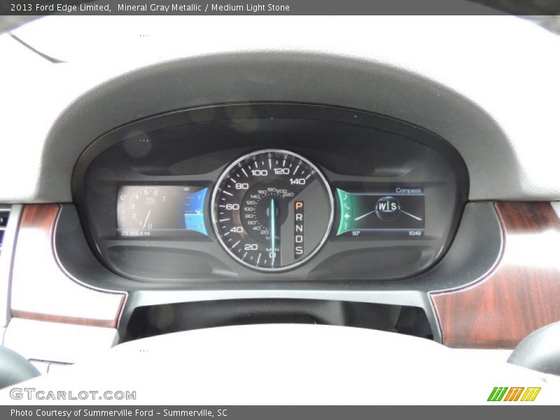Mineral Gray Metallic / Medium Light Stone 2013 Ford Edge Limited
