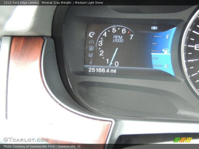 Mineral Gray Metallic / Medium Light Stone 2013 Ford Edge Limited