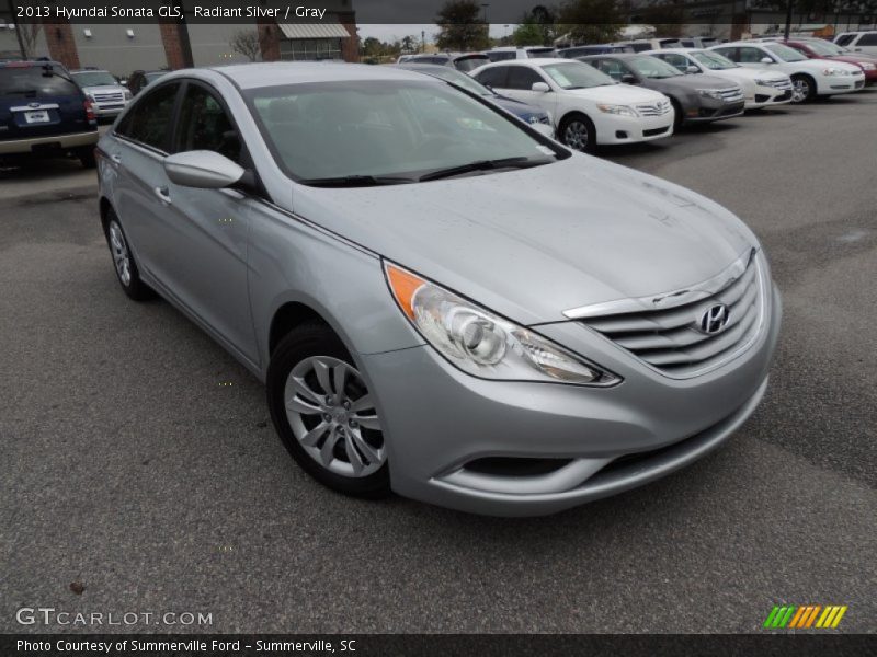 Radiant Silver / Gray 2013 Hyundai Sonata GLS