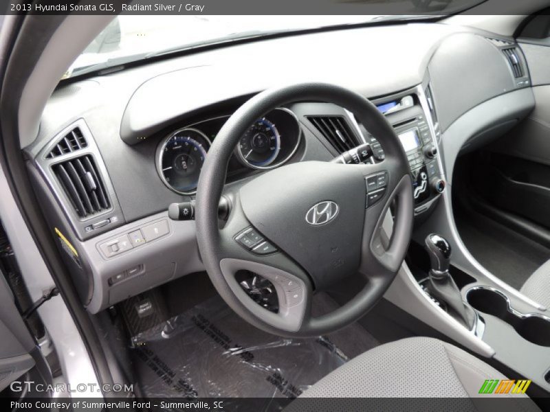 Radiant Silver / Gray 2013 Hyundai Sonata GLS