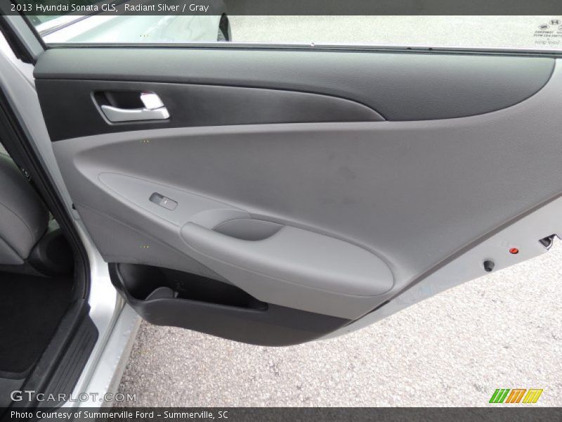Radiant Silver / Gray 2013 Hyundai Sonata GLS