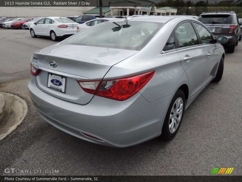 Radiant Silver / Gray 2013 Hyundai Sonata GLS