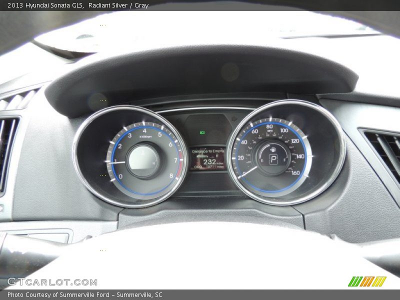 Radiant Silver / Gray 2013 Hyundai Sonata GLS