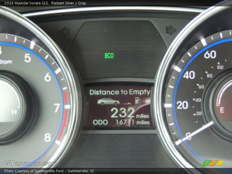 Radiant Silver / Gray 2013 Hyundai Sonata GLS