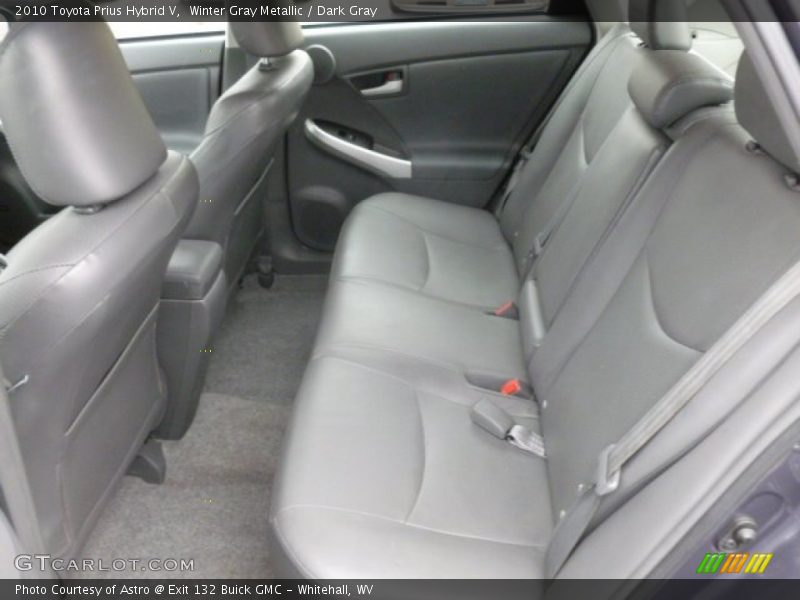Rear Seat of 2010 Prius Hybrid V