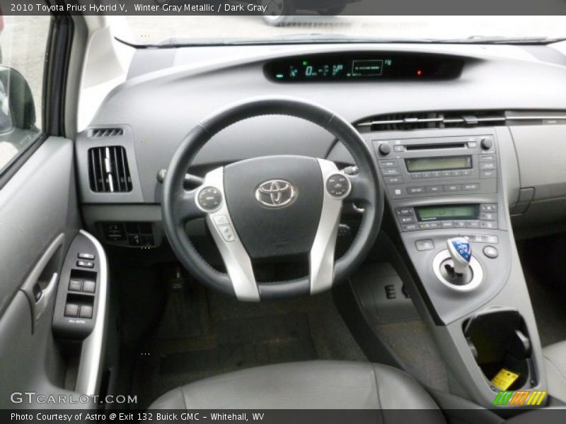 Dashboard of 2010 Prius Hybrid V