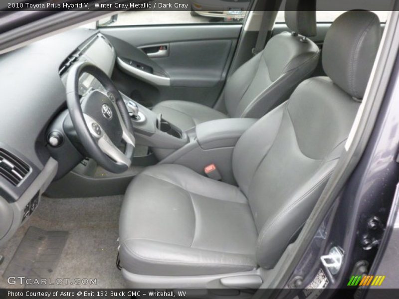 Front Seat of 2010 Prius Hybrid V