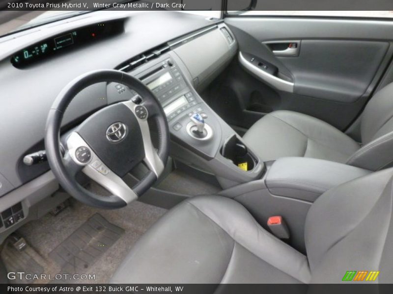  2010 Prius Hybrid V Dark Gray Interior