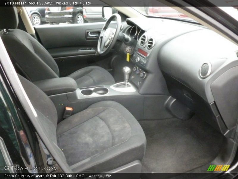 Wicked Black / Black 2010 Nissan Rogue SL AWD