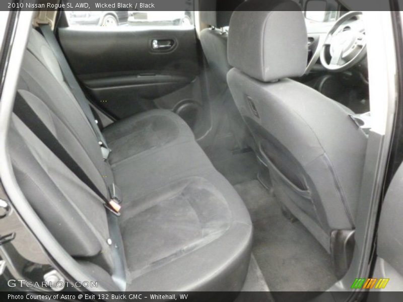 Wicked Black / Black 2010 Nissan Rogue SL AWD