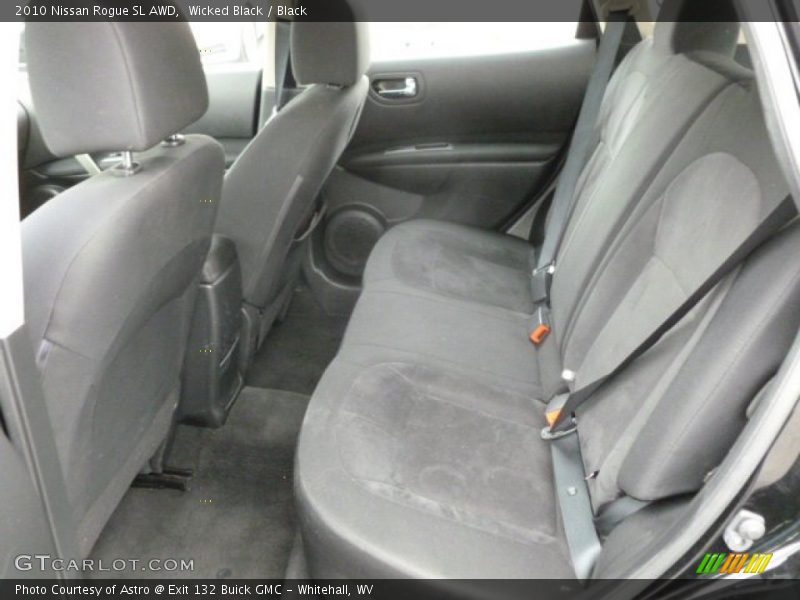 Wicked Black / Black 2010 Nissan Rogue SL AWD