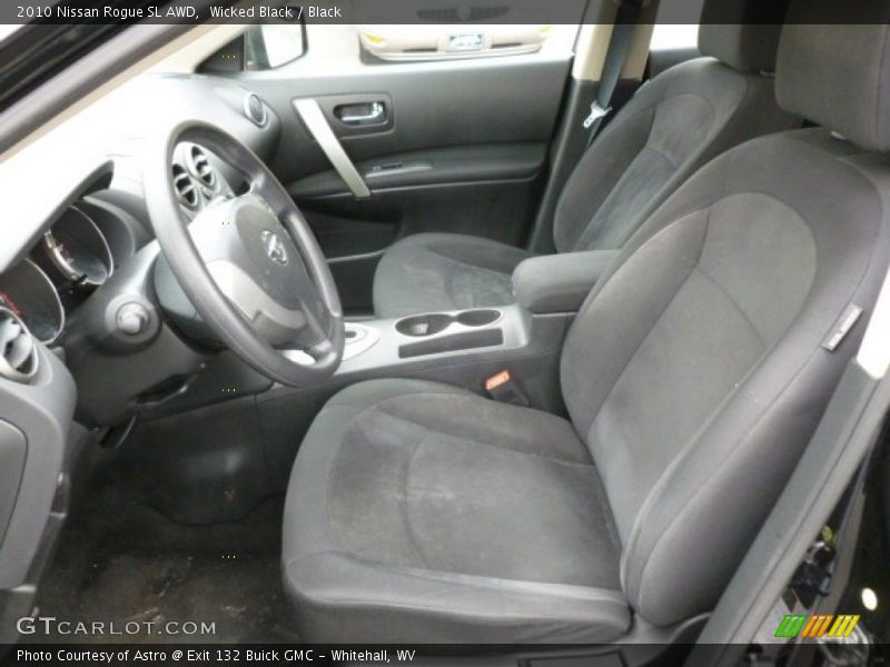 Wicked Black / Black 2010 Nissan Rogue SL AWD