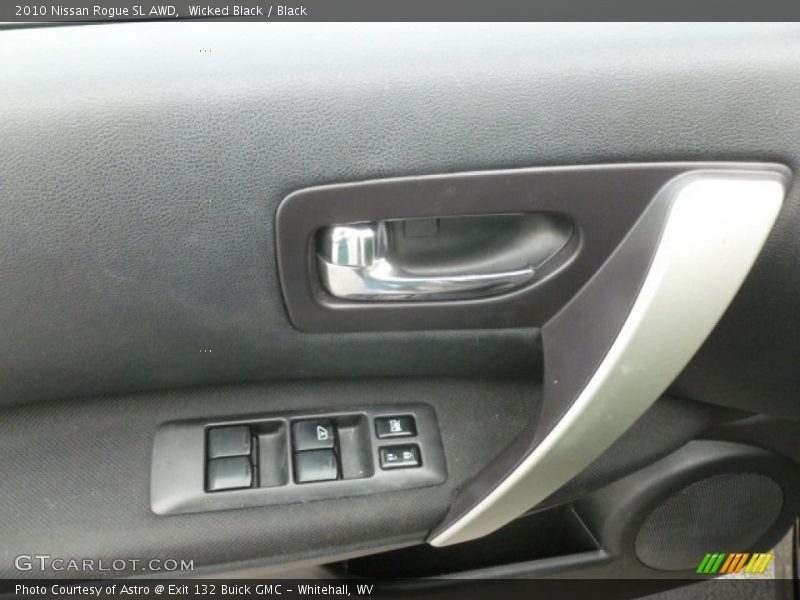 Wicked Black / Black 2010 Nissan Rogue SL AWD